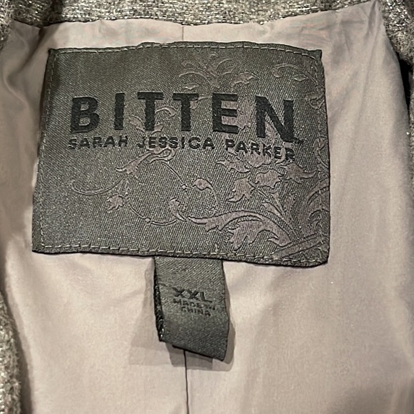 LkNew BITTEN Oversized Gray Metallic Blazer XXL - Picture 5 of 9